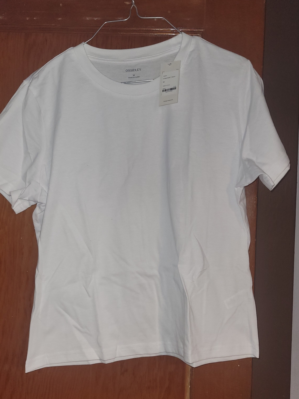 OSSIDLEY Classic White Crew Neck Tee